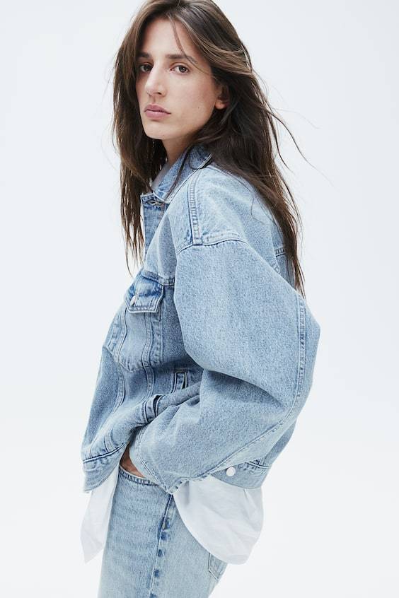 HM Oversized Denim Jacket