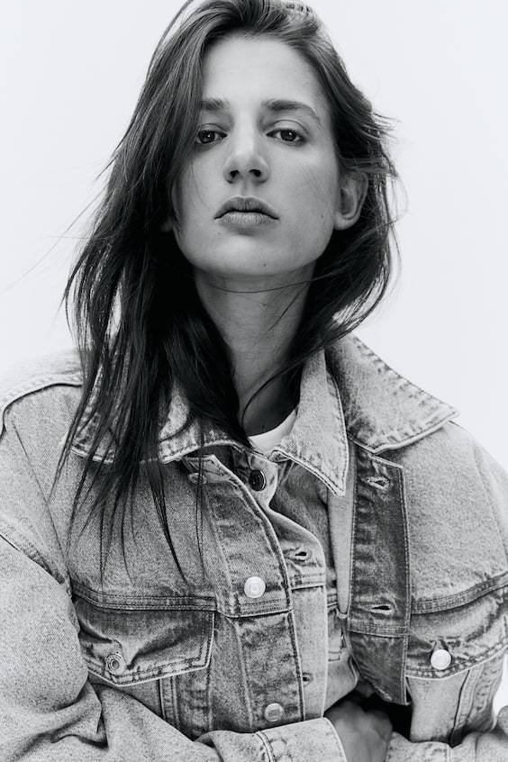 HM Oversized denim jacket