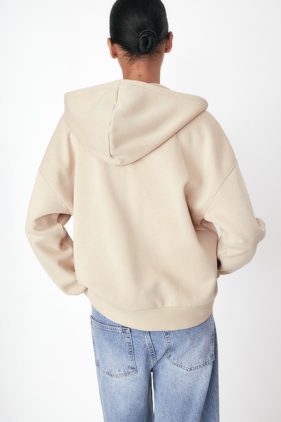 HM Oversized Hoodiejacke Mit Motivdetail