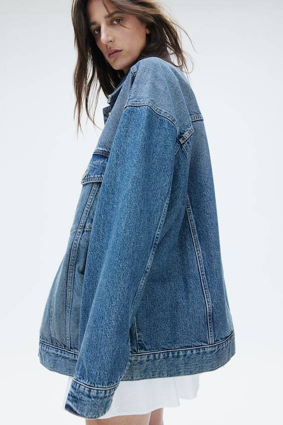 HM Oversized Jeansjacke