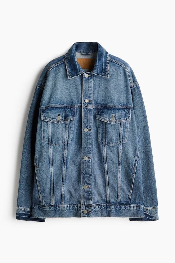HM Oversized Jeansjacke