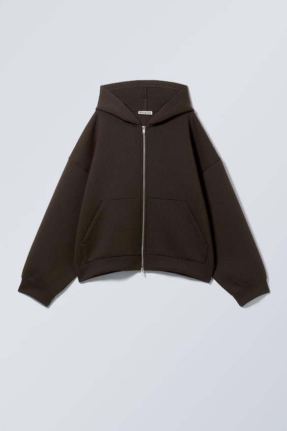 HM Oversized Scuba-Zip-Hoodie