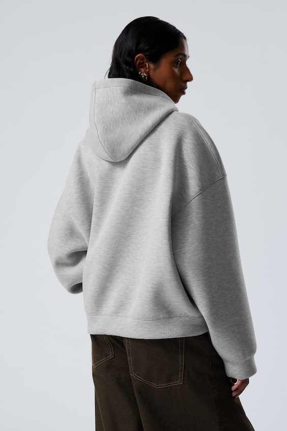 HM Oversized Scuba-Zip-Hoodie