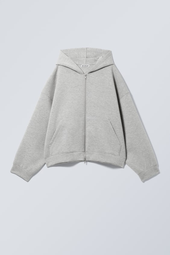 HM Oversized Scuba-Zip-Hoodie