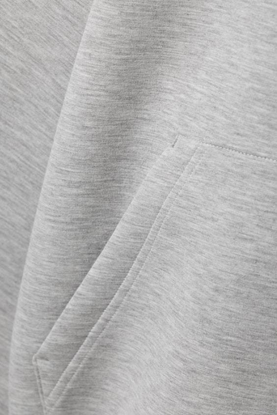 HM Oversized Scuba-Zip-Hoodie