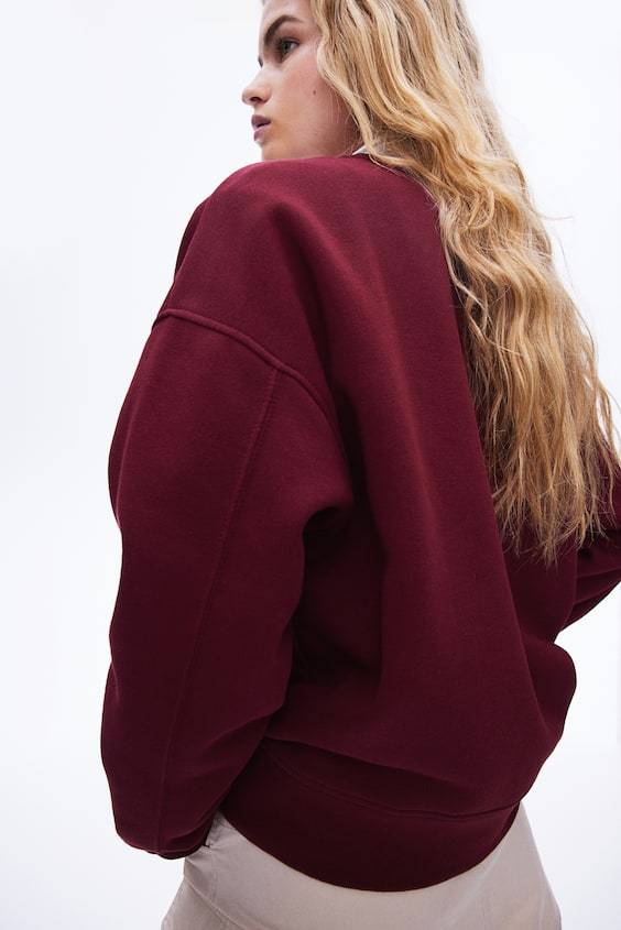 HM Oversized Sweatshirt Mit Motiv