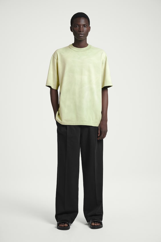 HM OVERSIZED-T-SHIRT MIT ACID-WASCHUNG