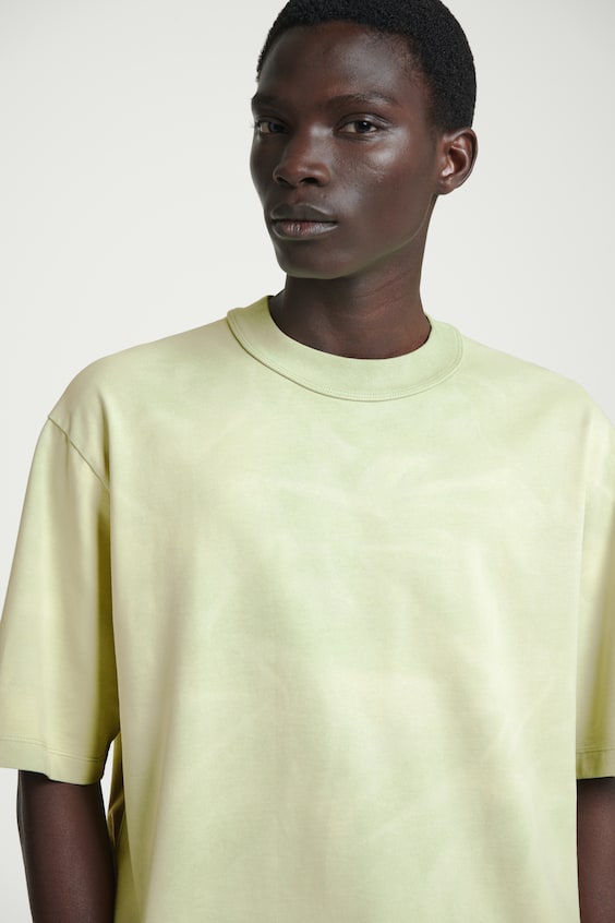 HM OVERSIZED-T-SHIRT MIT ACID-WASCHUNG