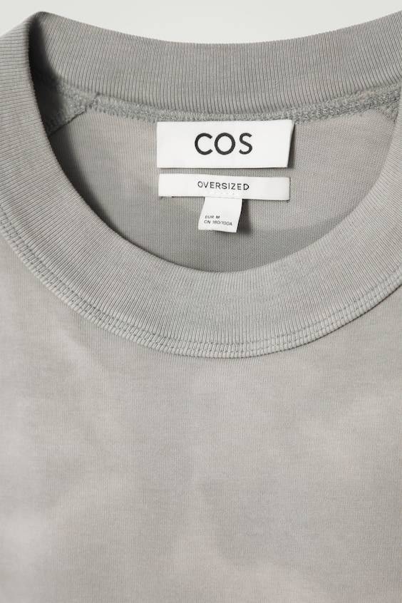 HM OVERSIZED-T-SHIRT MIT ACID-WASCHUNG