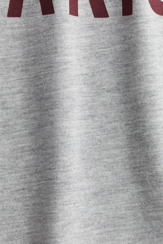 HM Oversized T-Shirt Mit Print