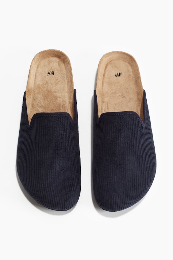 HM Pantoletten Aus Cord