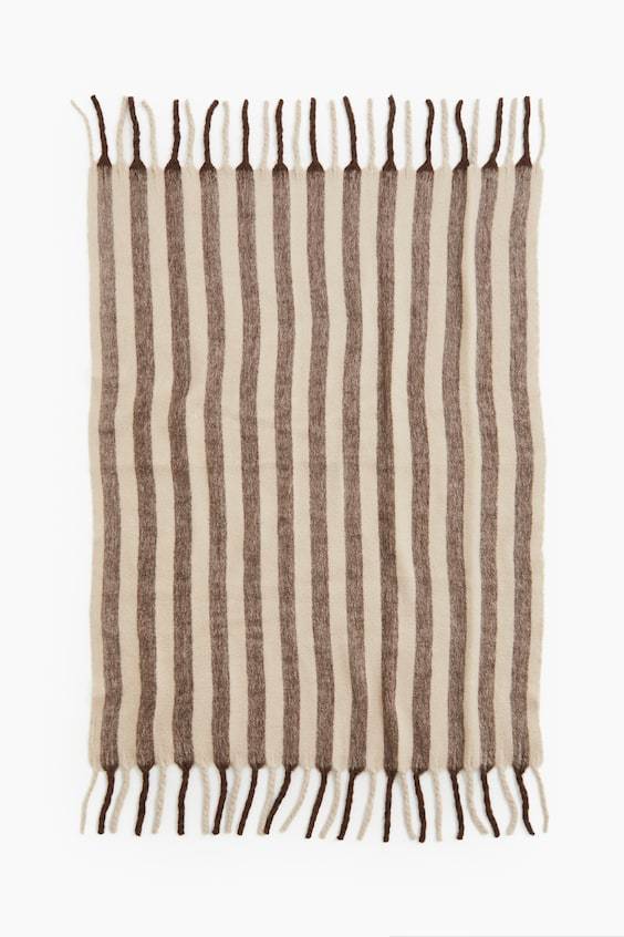 HM Patterned Wool-blend Blanket