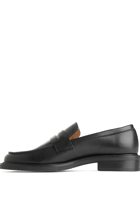 HM Penny-Loafer Aus Leder