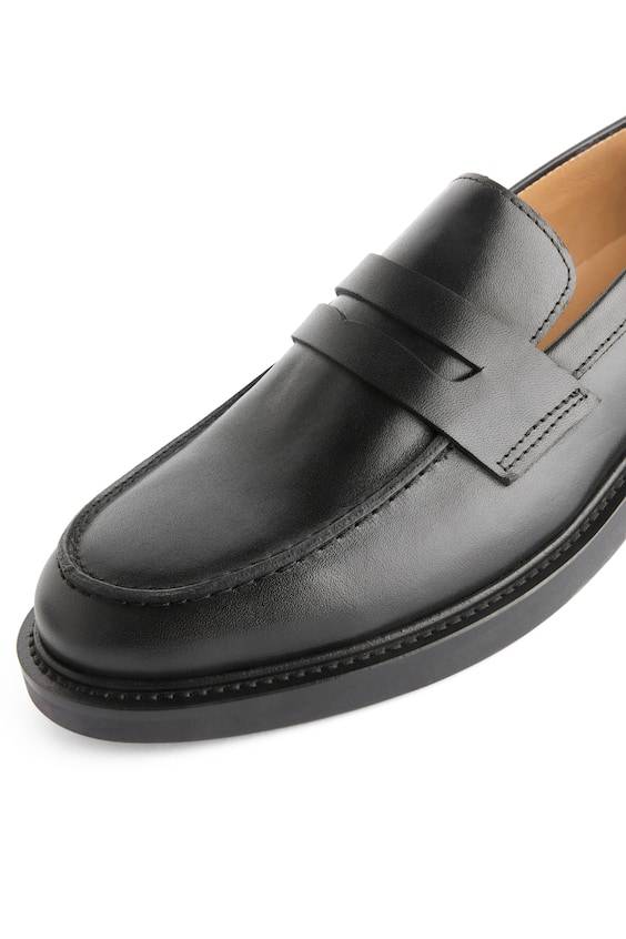 HM Penny-Loafer Aus Leder