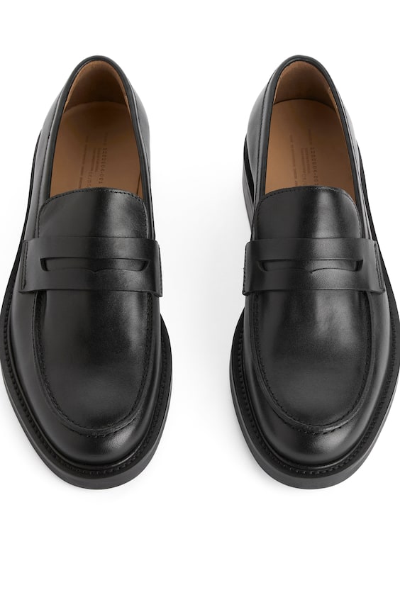 HM Penny-Loafer aus Leder