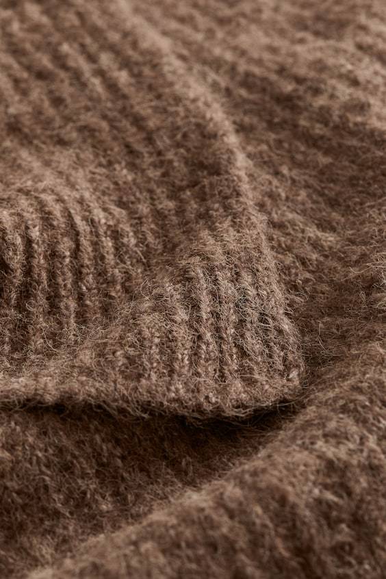 HM Plaid in Rippenstrick