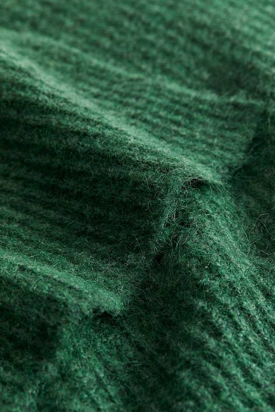 HM Plaid in Rippenstrick