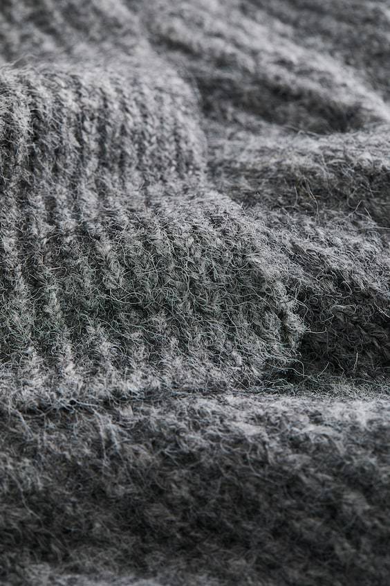 HM Plaid in Rippenstrick