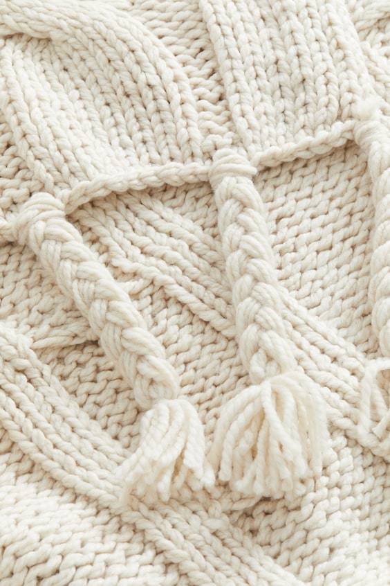 HM Plaid Mit Quasten