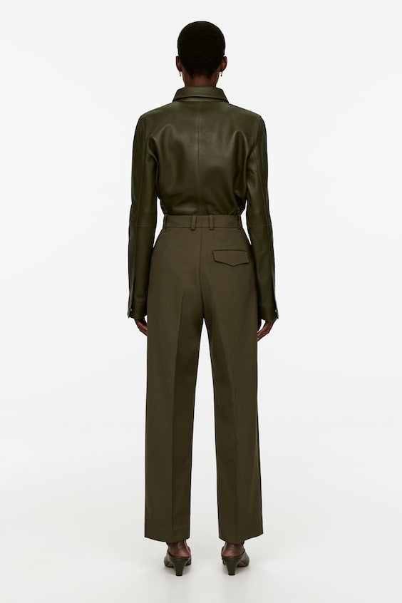 HM Pleated Twill Trousers