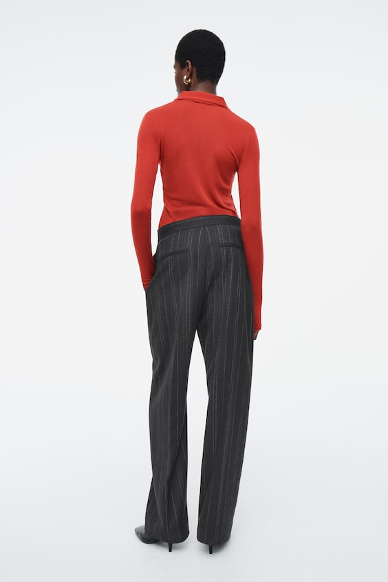 HM POLOSHIRT AUS MERINOWOLLE