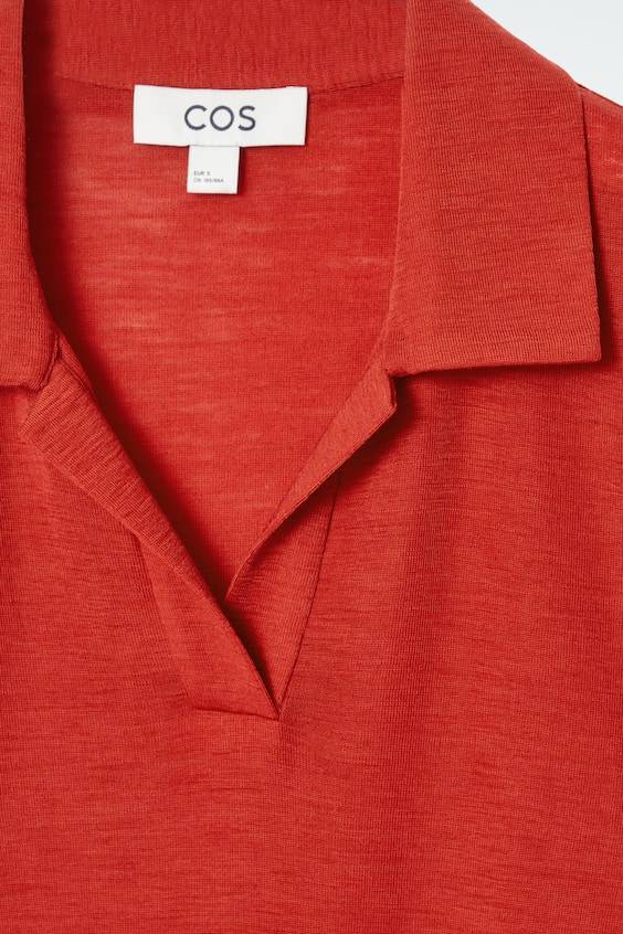 HM POLOSHIRT AUS MERINOWOLLE