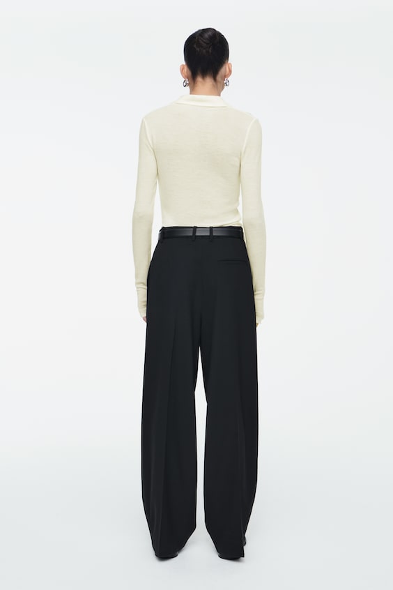 HM POLOSHIRT AUS MERINOWOLLE