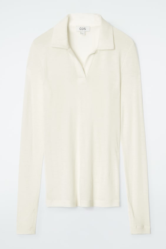 HM POLOSHIRT AUS MERINOWOLLE