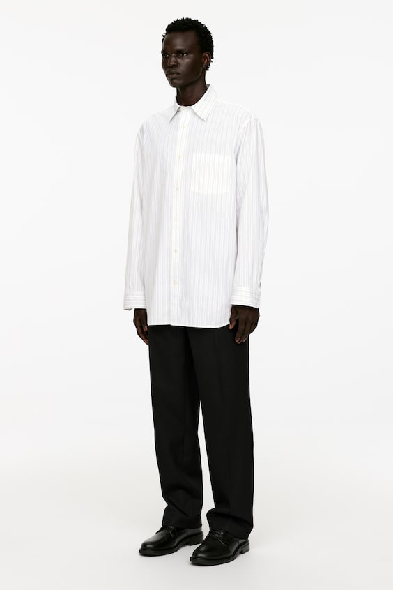 HM Popeline-Overshirt