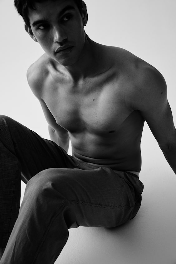 HM Popelinehose In Relaxed Fit