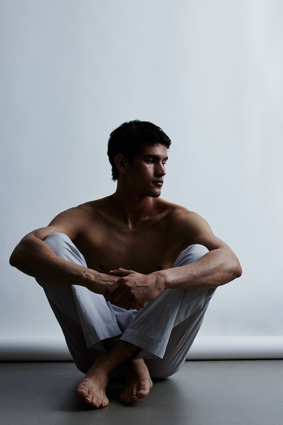 HM Popelinehose In Relaxed Fit