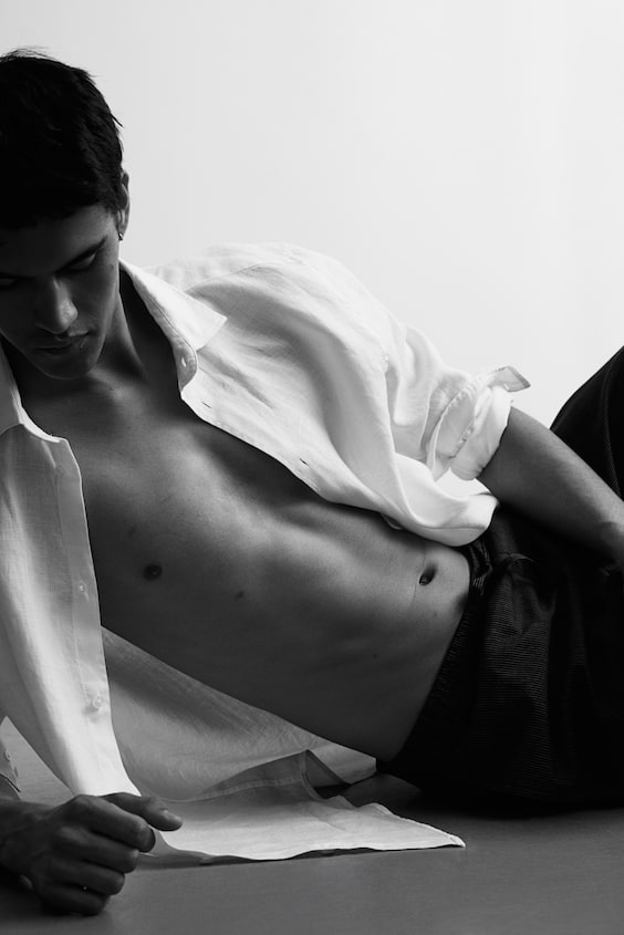 HM Popelinehose In Relaxed Fit