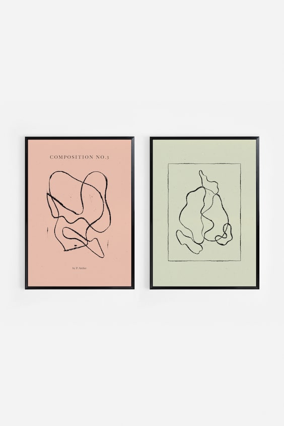 HM Poster- Und Bilderrahmen-set