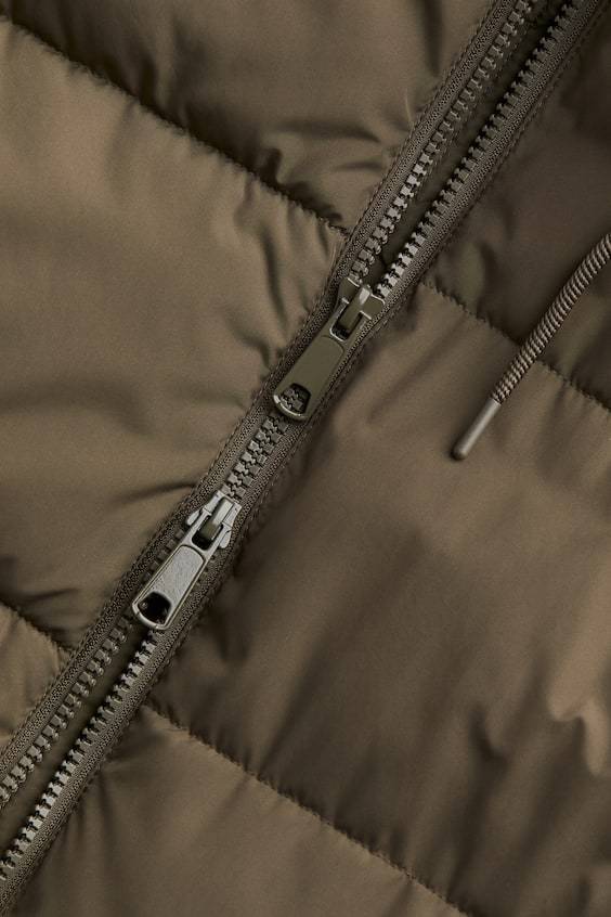 HM Puffer-Weste Mit Kapuze