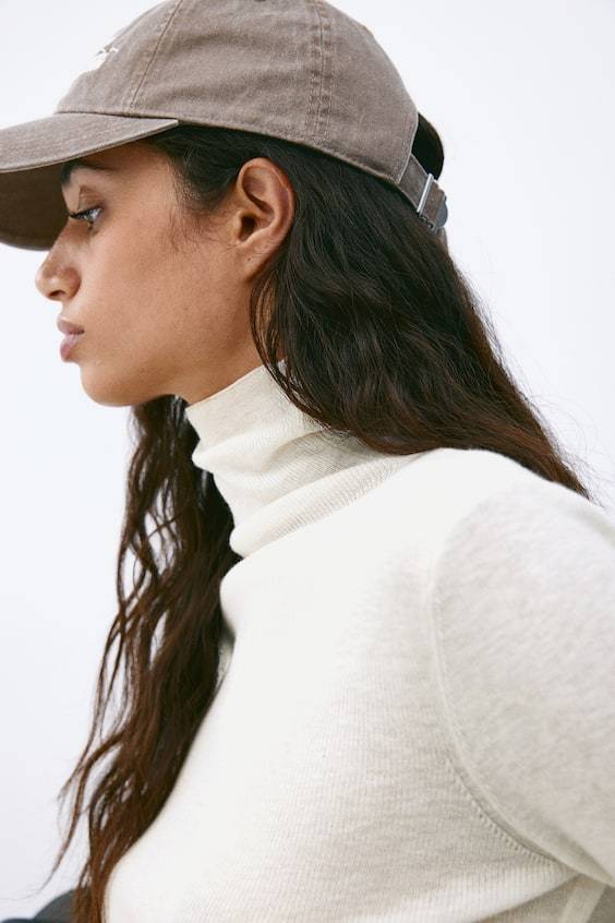 HM Pullover Aus Kaschmirmix Mit Turtleneck