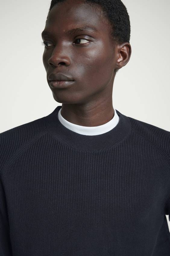 HM PULLOVER AUS RIPPSTRICK