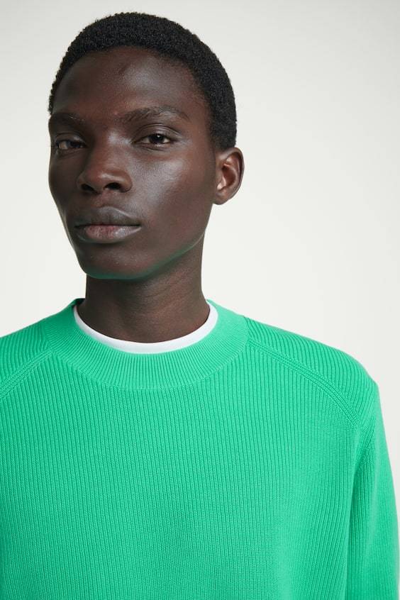 HM PULLOVER AUS RIPPSTRICK