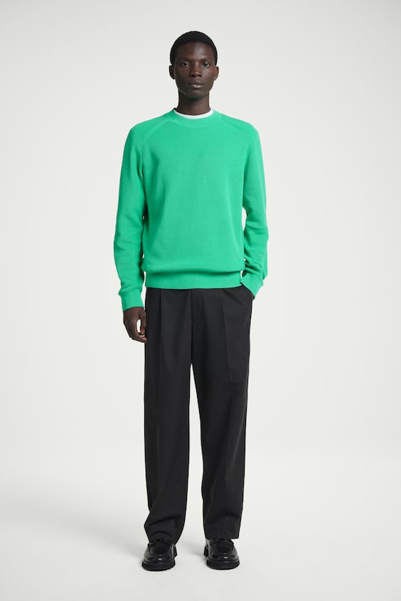 HM PULLOVER AUS RIPPSTRICK