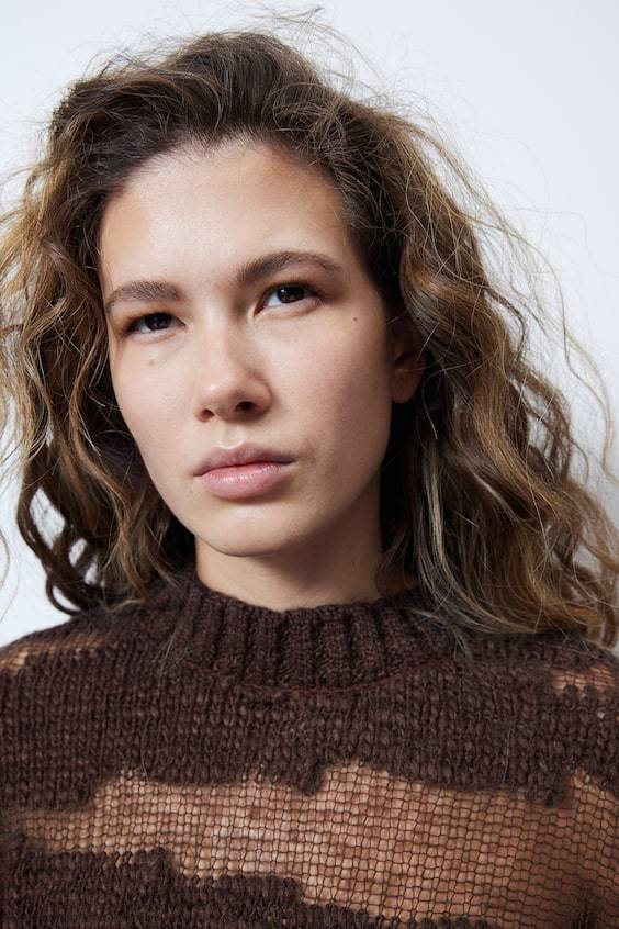 HM Pullover Mit Transparenten Partien