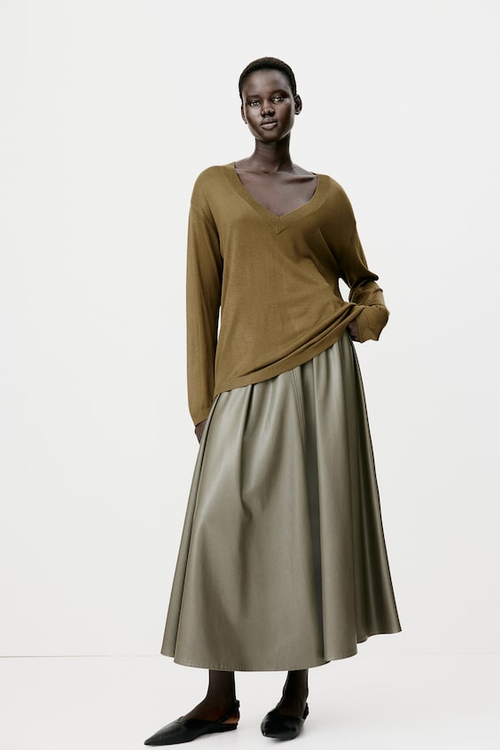 HM Pullover Mit V-Ausschnitt