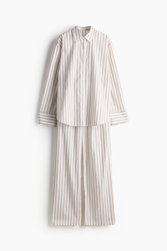 HM Pyjama Aus Baumwollpopeline