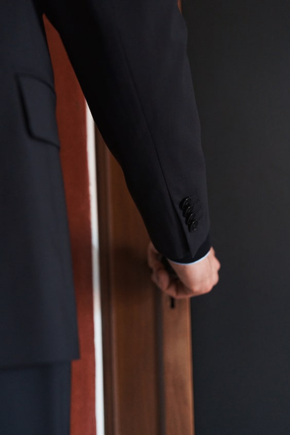 HM Sakko Aus Wollmix In Slim Fit