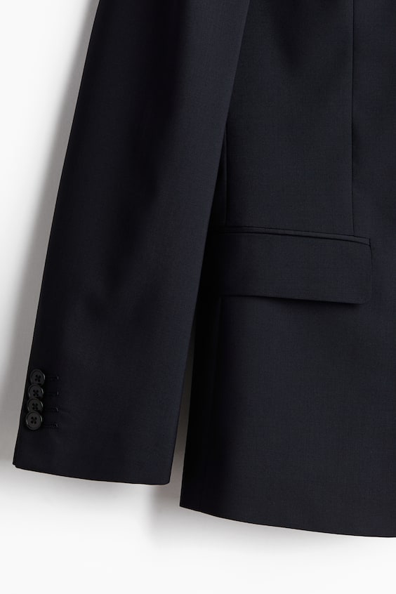 HM Sakko Aus Wollmix In Slim Fit