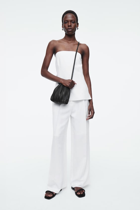 HM SCALLOP UMHÄNGETASCHE - LEDER