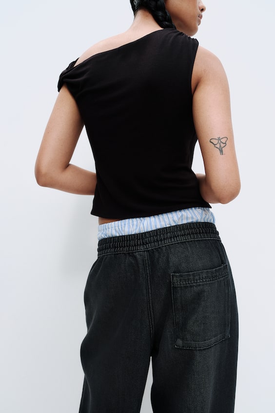 HM Schlupfhose Aus Denim