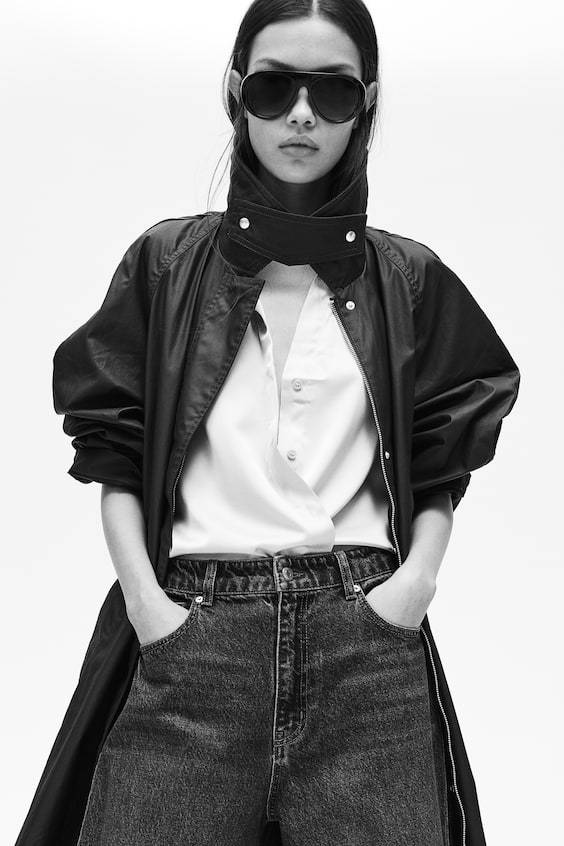 HM Schmal Zulaufende Jeans Bügelfalten