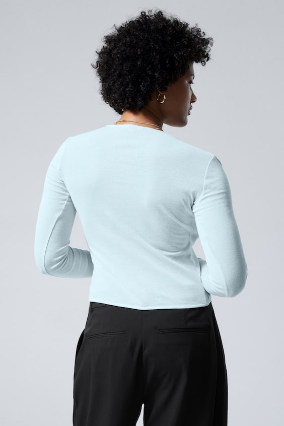 HM Schmaler Einreihiger Cardigan