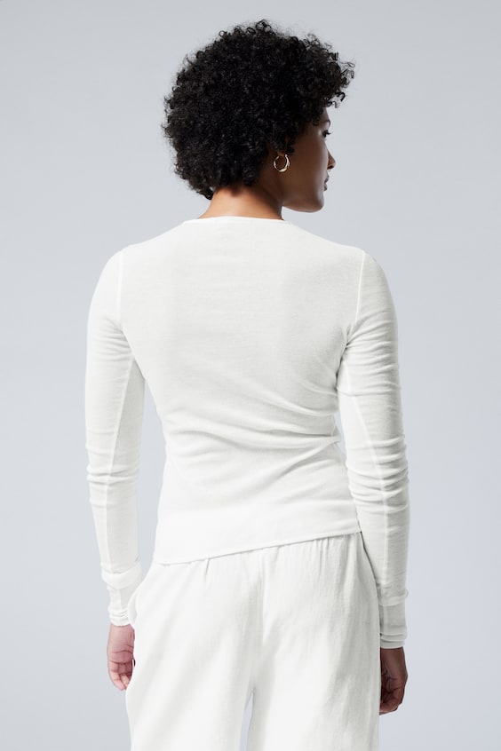 HM Schmaler Einreihiger Cardigan