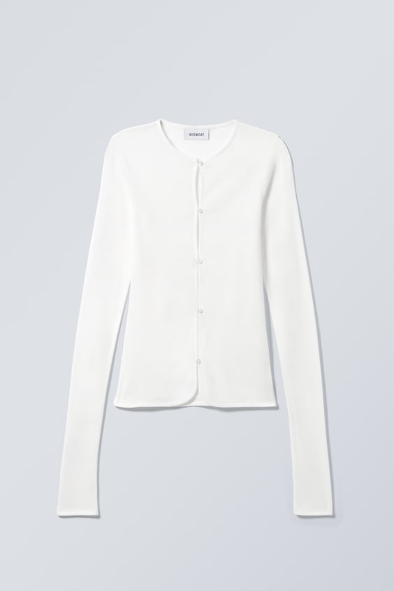 HM Schmaler Einreihiger Cardigan