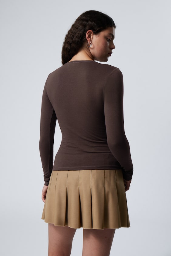 HM Schmales Langarmtop